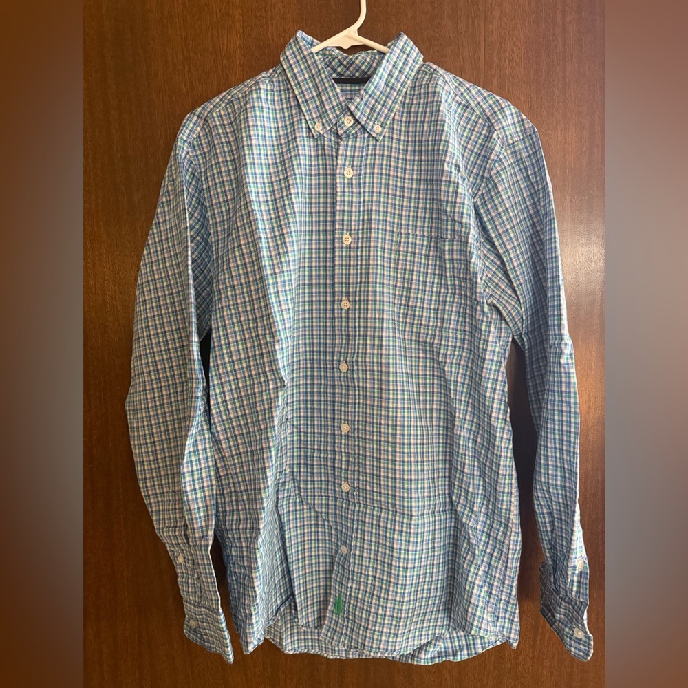 johnnie-O Multicolor Checkered Button Down Shirt